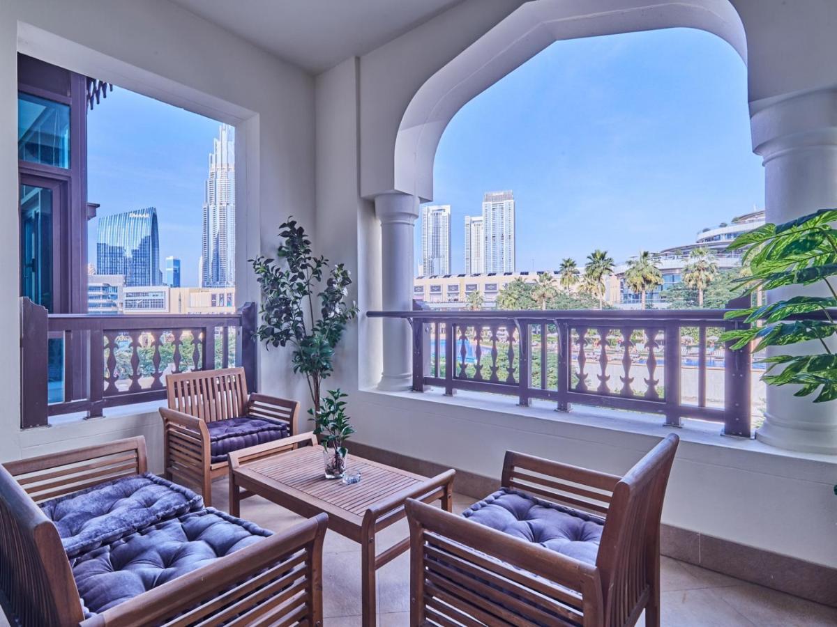 Burj Khalifa Partial View Peak Living Luxury 2Br Souk Al-Bahar Beside Dubai Mall-Golden Homes Zewnętrze zdjęcie